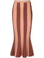 G.v.g.v. Striped High Waisted Skirt - Red