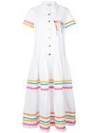 Mira Mikati Wonder Button Dress - White