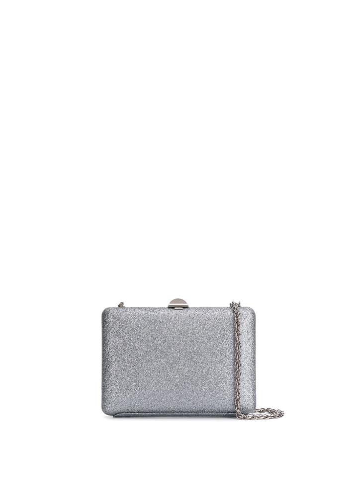 Rodo Shoulder Clutch Bag - Silver