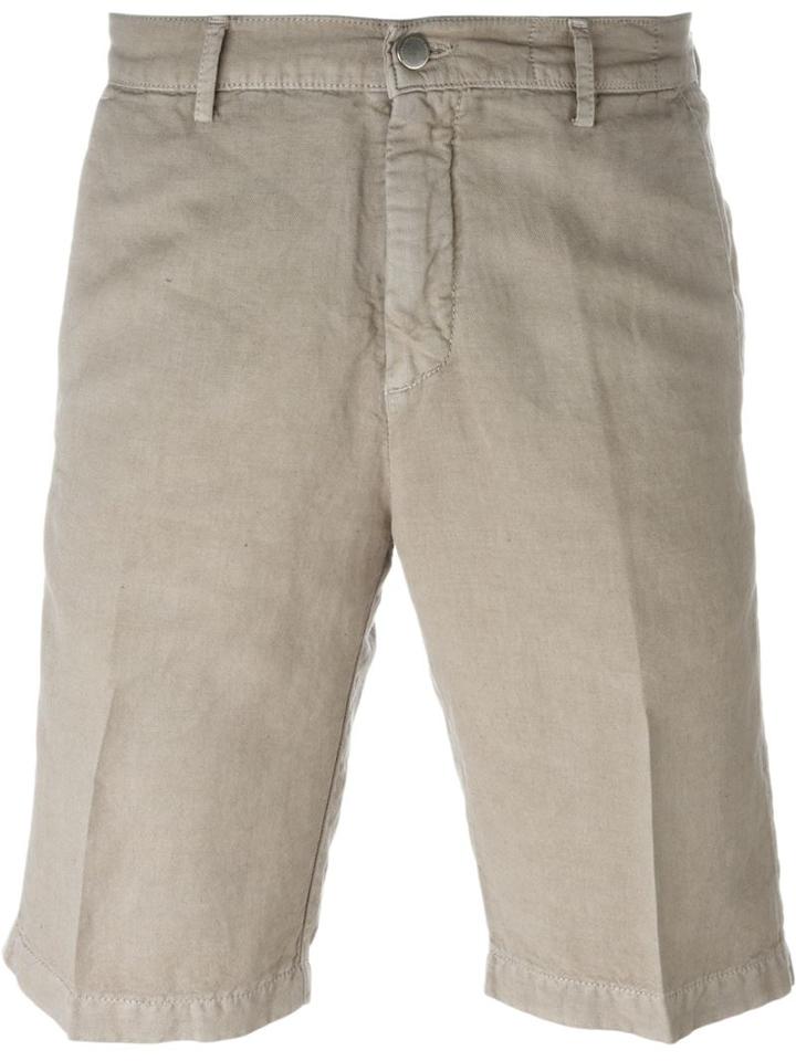 Massimo Alba Pleated Chino Shorts