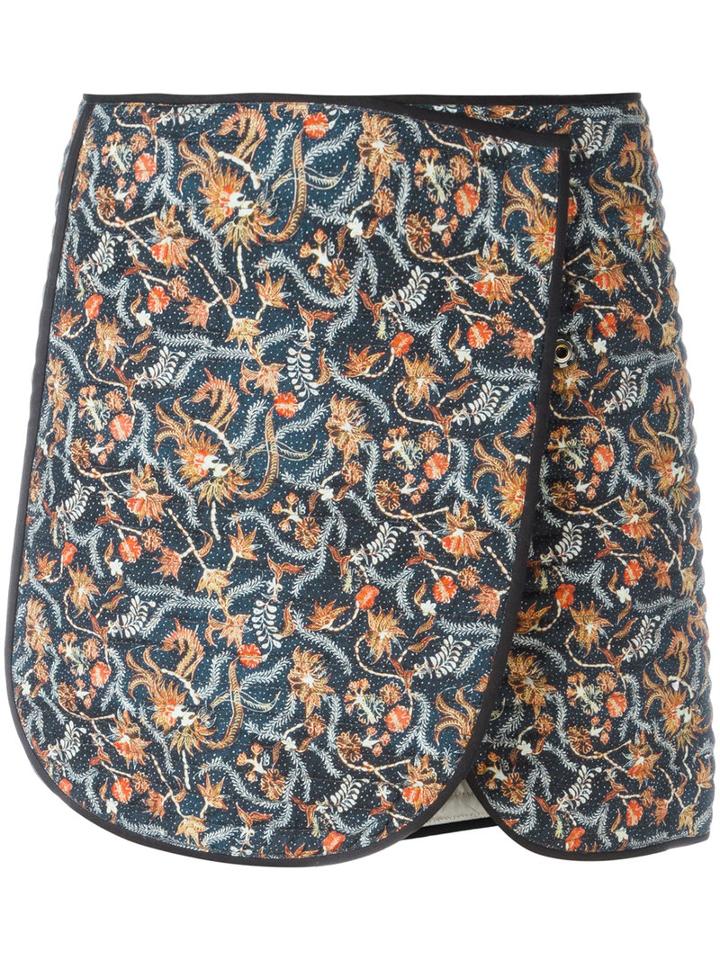Isabel Marant Prunella Skirt, Women's, Size: 38, Orange, Silk/cotton