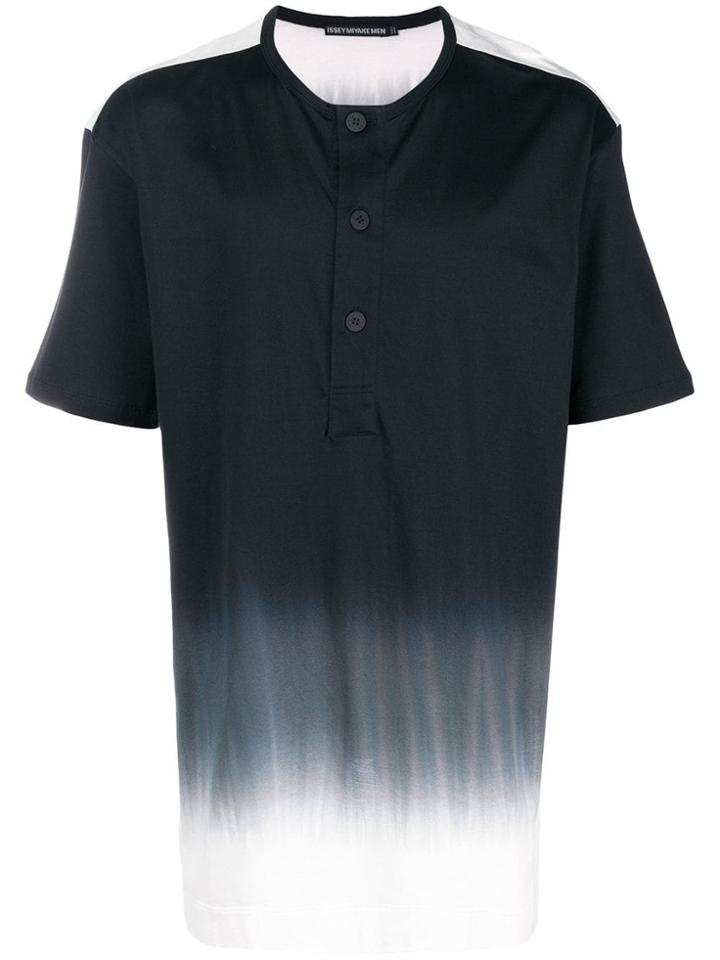 Issey Miyake Men Tie Dye T-shirt - Black
