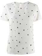 P.a.r.o.s.h. Star-print Short-sleeved Blouse - White