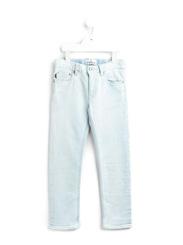 Stone Island Kids Skinny Jeans, Boy's, Size: 12 Yrs, Blue