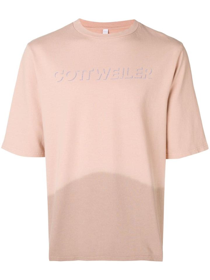 Cottweiler Two Tone Logo T-shirt - Nude & Neutrals