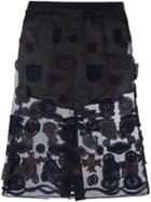 Sacai Patched Skirt - Black