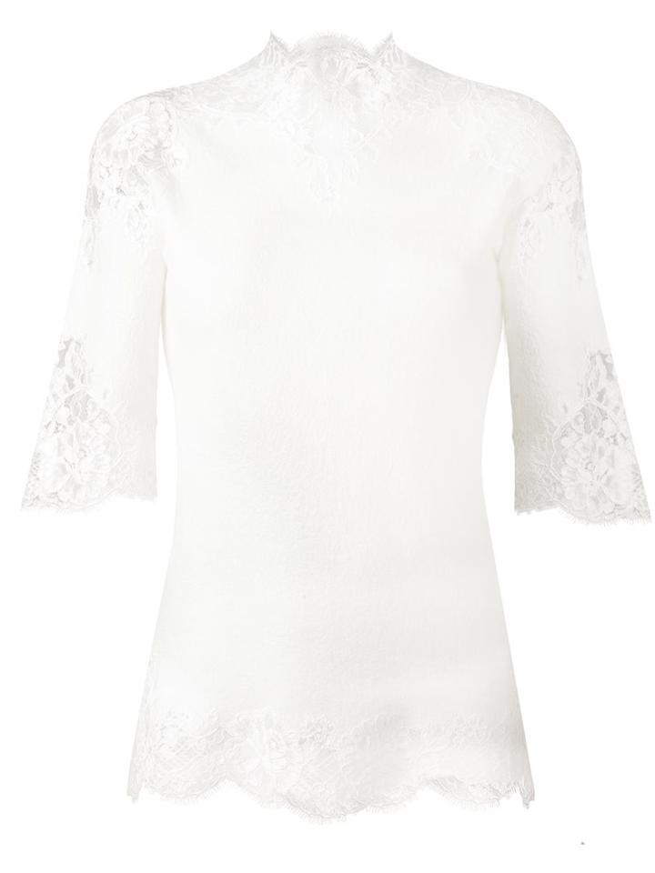 Ermanno Scervino Lace Shortsleeved Blouse