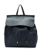 Mara Mac Leather Backpack - Blue