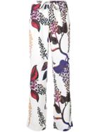 Stine Goya Floral Straight Trousers - White