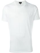 Emporio Armani Logo Print T-shirt, Men's, Size: Xxl, White, Cotton