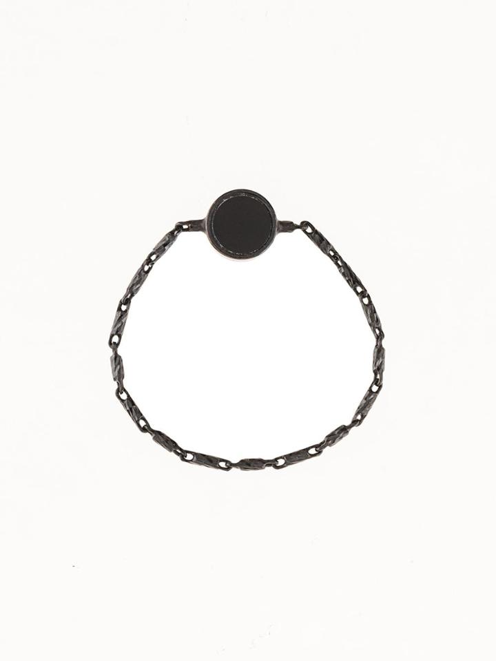 Xte Chain Band Ring - Black