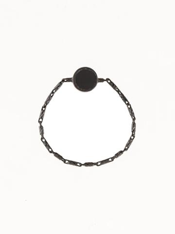 Xte Chain Band Ring - Black