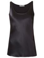 Gloria Coelho - Sleeveless Blouse - Women - Silk - P, Black, Silk