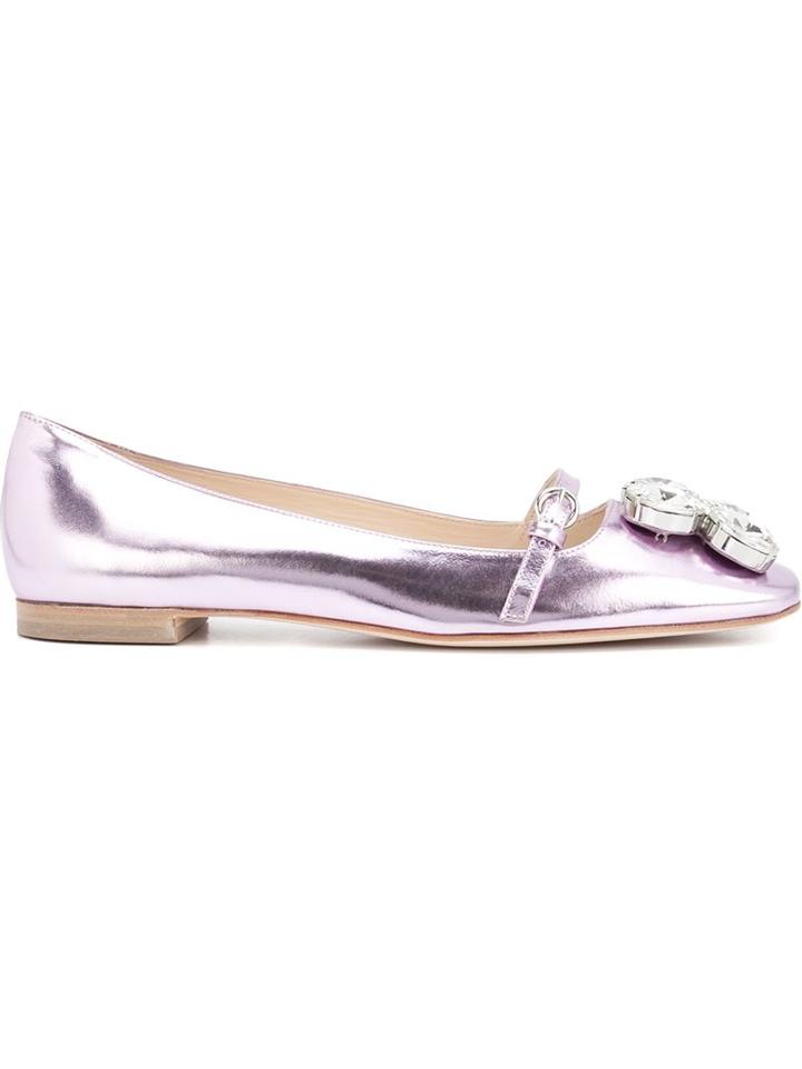 Frances Valentine 'josephine' Embellished Ballerinas