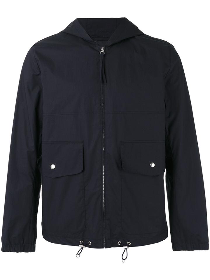 A Kind Of Guise Zipped Hooded Jacket - Blue