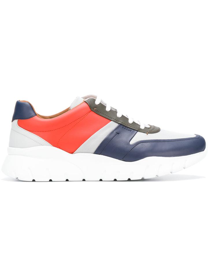 Bally Colour Block Sneakers - Blue