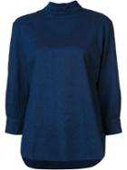 Blue Blue Japan Funnel Neck Top, Women's, Size: Medium, Cotton