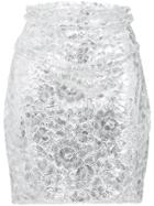 Carmen March Textured Skirt - Metallic