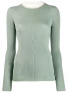 Missoni Contrast Collar Jumper - Green