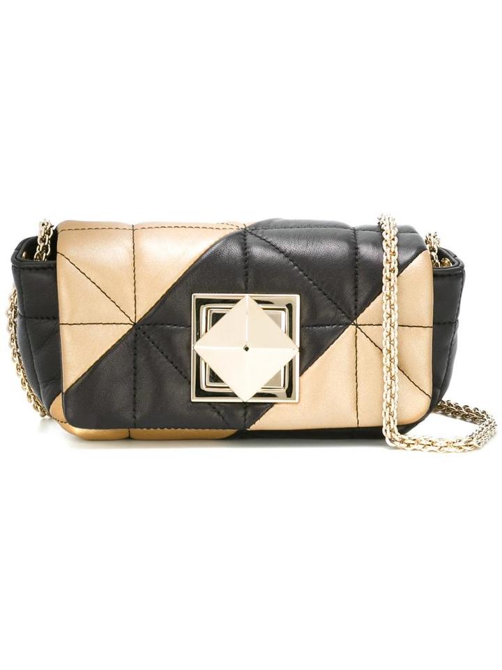 Sonia Rykiel Chain Strap Shoulder Bag, Women's, Black, Leather
