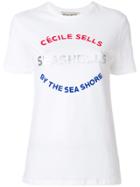 Être Cécile Seashell T-shirt - White