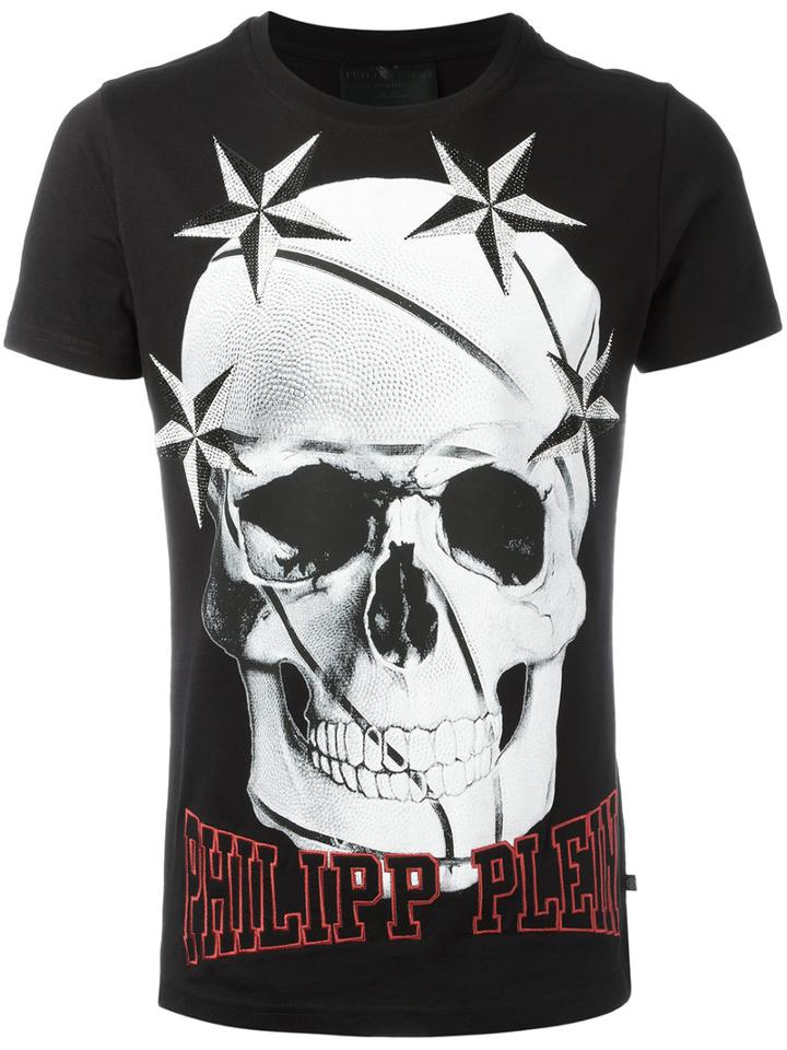 Philipp Plein Bolt T-shirt, Men's, Size: Small, Black, Cotton