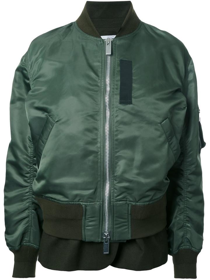 Sacai Luck Zip Up Bomber Jacket