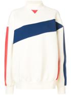 Ader Striped Design Sweatshirt - Nude & Neutrals