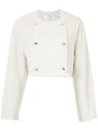 Lilly Sarti - Button-up Coat - Women - Cotton - 40, Beige, Cotton