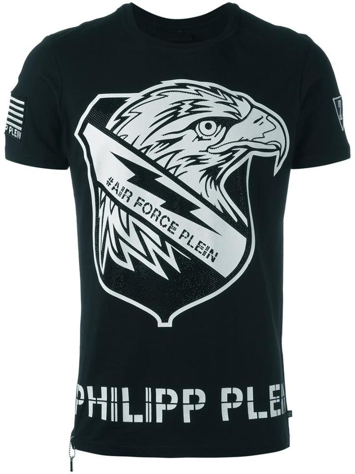 Philipp Plein 'double' T-shirt, Men's, Size: Xl, Black, Cotton/glass