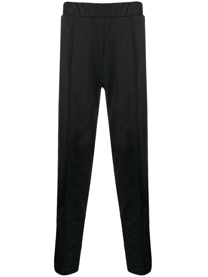 Armani Exchange Logo Striped Track Pants - Black