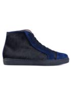 Thakoon Addition Panelled Hi-top Sneakers - Blue
