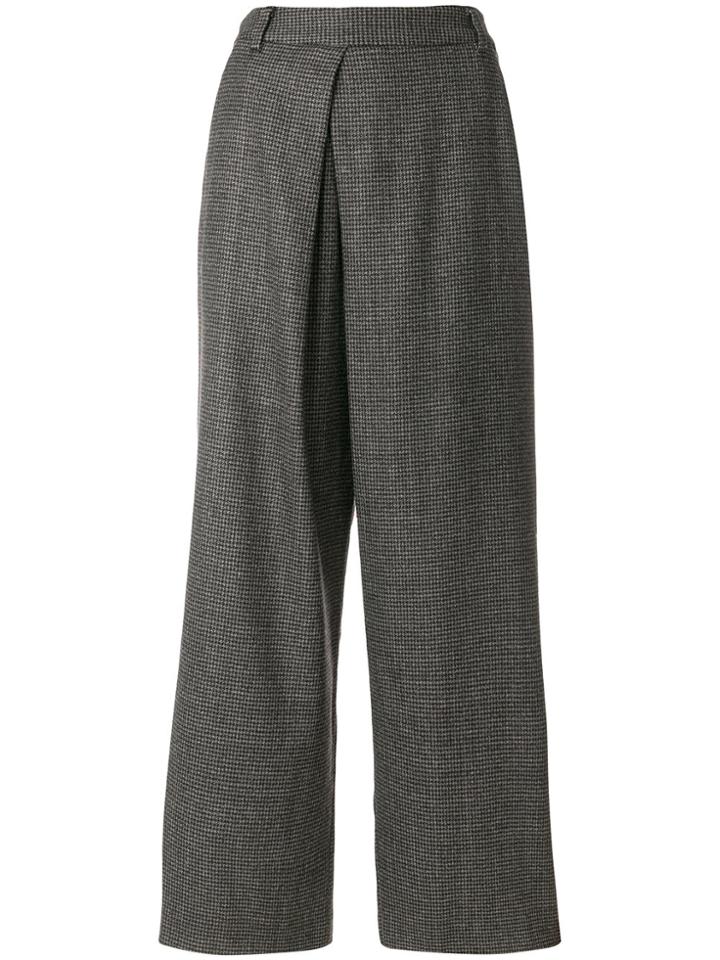 Pas De Calais Pleat Front Culottes - Grey