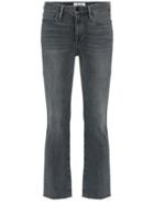 Frame Denim Le Crop Mini Boot Jeans - Grey