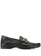 Versace Medusa Plaque Loafers - Black