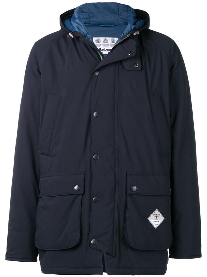 Barbour Short Padded Coat - Blue