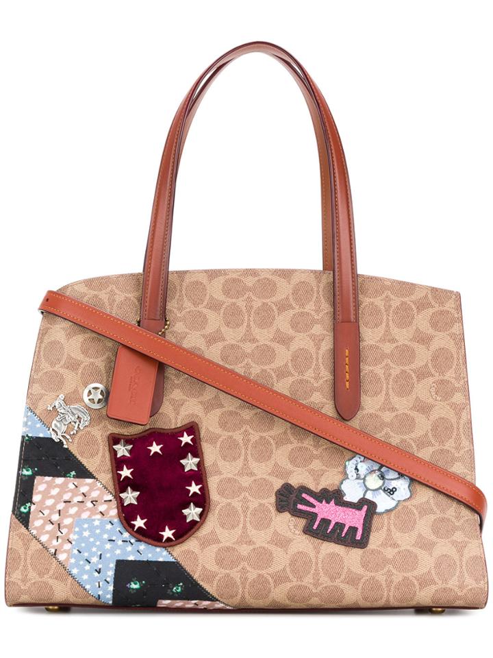 Coach X Keith Haring Charlie Carryall Bag - Nude & Neutrals