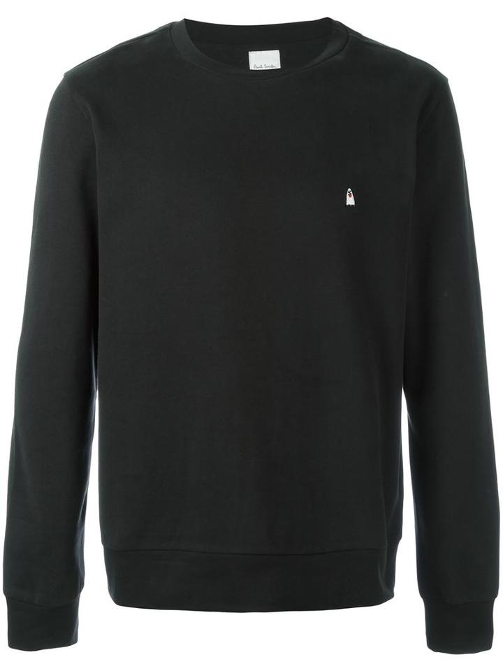 Paul Smith Ghost Motif Sweatshirt, Men's, Size: Xl, Black, Cotton
