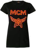Mcm Printed Logo T-shirt - Black