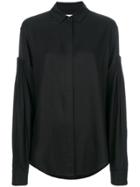 Saint Laurent Drop Shoulder Shirt - Black