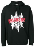 Givenchy Logo Graphic Print Hoodie - Black