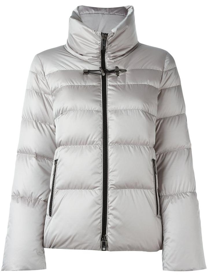 Fay Funnel Neck Padded Jacket, Women's, Size: Xs, Nude/neutrals, Polyester/polyamide/feather Down