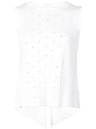Autumn Cashmere Cut Out Details Knitted Top - White