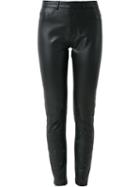 Lilly Sarti - Skinny Trousers - Women - Leather - 36, Black, Leather