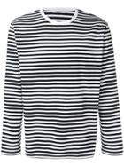 Nanamica Cool Max Striped Sweater - Black