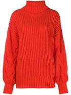 P.a.r.o.s.h. Ribbed Turtle Neck Jumper - Yellow