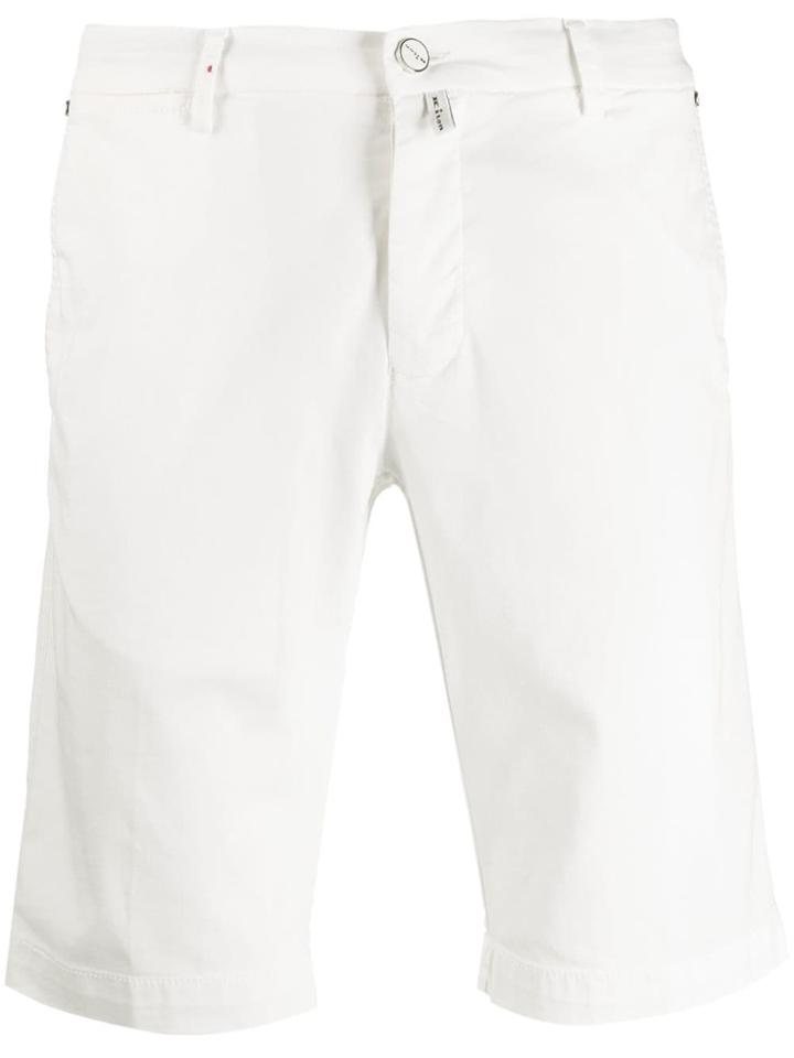 Kiton Low Rise Shorts - White