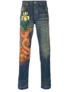 Gucci Stonewashed Denim Jeans - Blue