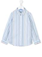 Paul Smith Junior Dégradé Pinstripe Shirt, Boy's, Size: 10 Yrs, White