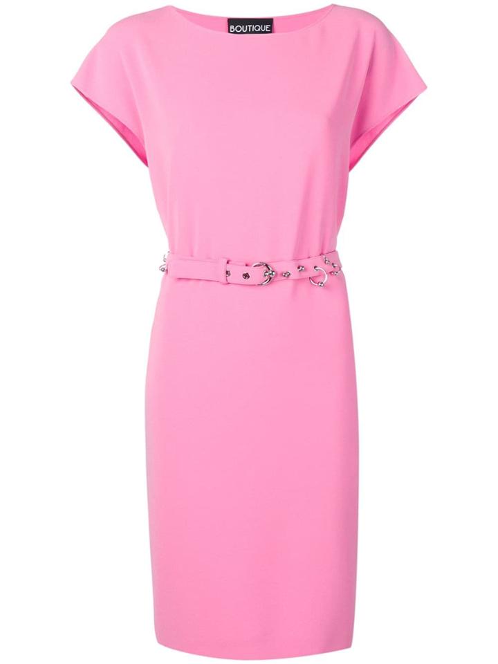 Boutique Moschino Fitted Mid-length Dress - Pink